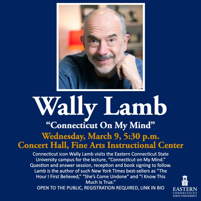 Author Wally Lamb. 