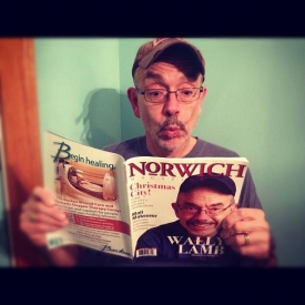 Norwich magazine cover boy