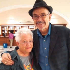 With singer/author Janis Ian in Nashville while on book tour.